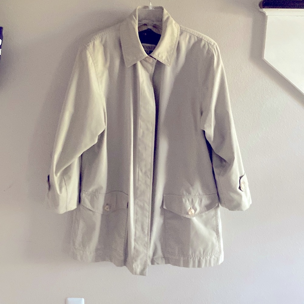 London Fog Beige Trench with Removable Lining